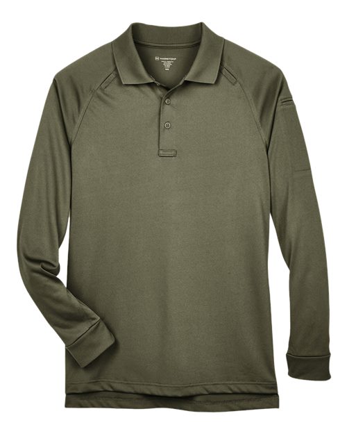 Harriton M211L Men's Advantage Long Sleeve Tactical Polo