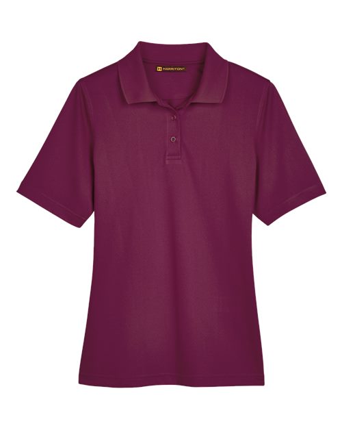 Harriton M348W Women's Advantage Snag Protection Plus Polo