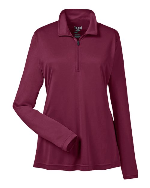 Team 365 TT31W Women's Zone Performance Quarter-Zip Pullover