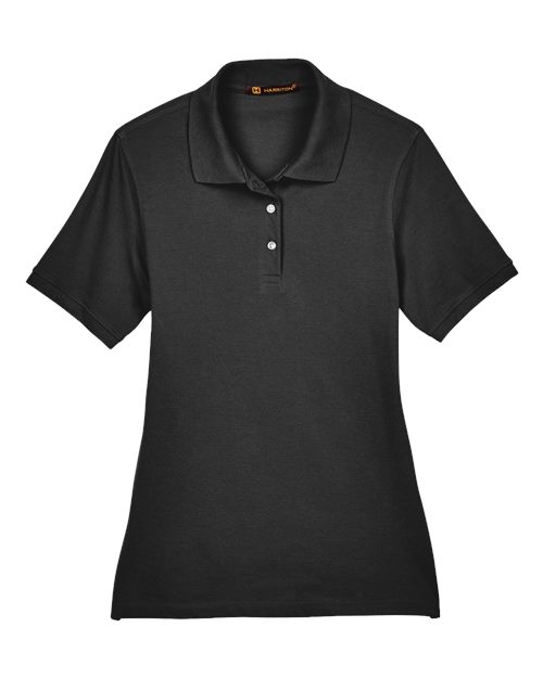 Harriton M265W Women's Easy Blend Polo