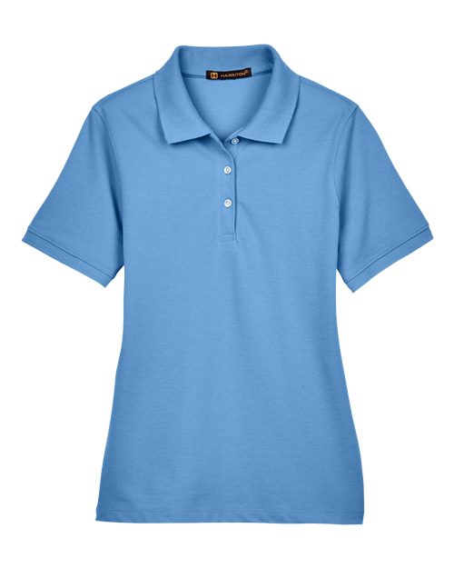 Harriton M265W Women's Easy Blend Polo