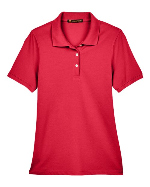 Harriton M265W Women's Easy Blend Polo