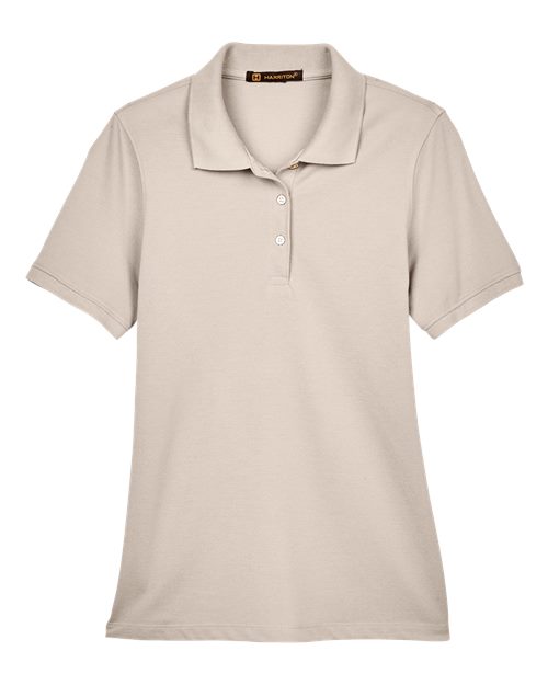 Harriton M265W Women's Easy Blend Polo