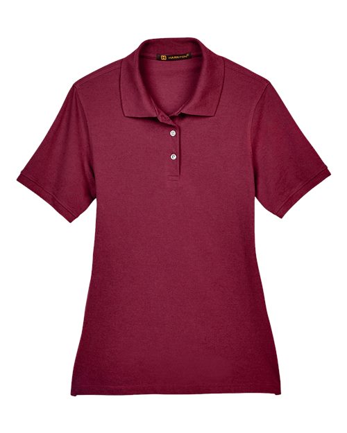 Harriton M265W Women's Easy Blend Polo
