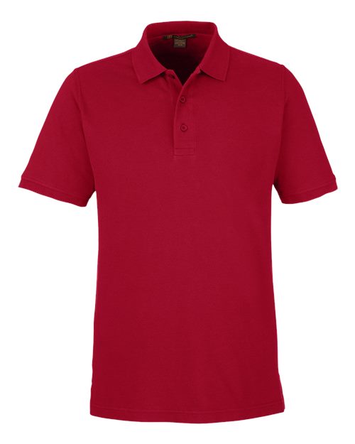 Harriton M205 Men's Valiant Cotton Snag Protect Polo