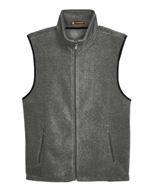 Harriton M985 Unisex Fleece Full-Zip Vest
