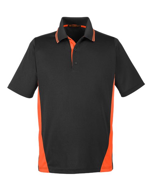 Harriton M386 Men's Flash Snag Protection Plus IL Colorblock Polo