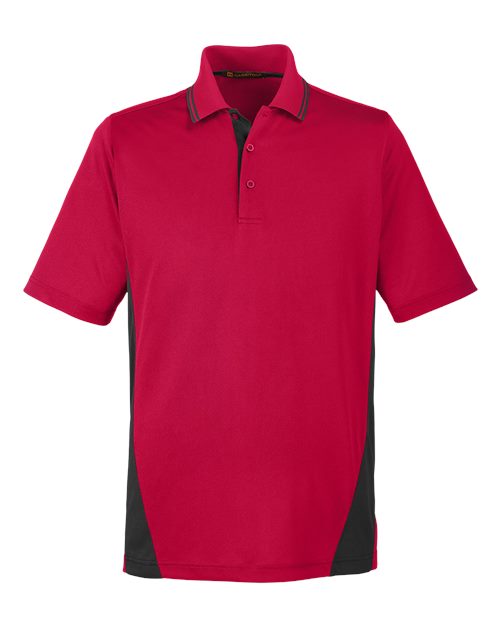 Harriton M386 Men's Flash Snag Protection Plus IL Colorblock Polo
