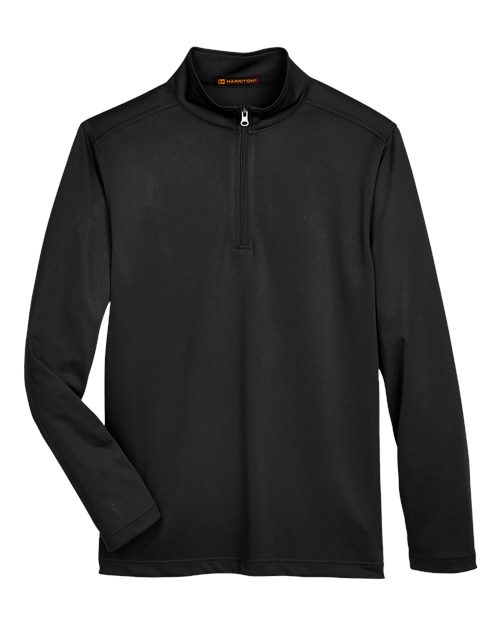 Harriton M748 Men's Advantage Snag Protection Plus Quarter-Zip Pullover