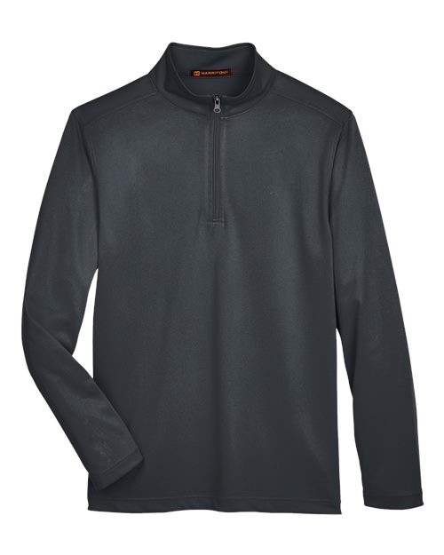 Harriton M748 Men's Advantage Snag Protection Plus Quarter-Zip Pullover