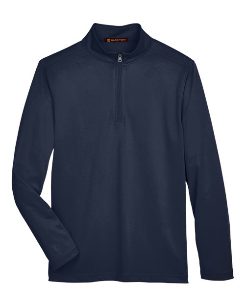 Harriton M748 Men's Advantage Snag Protection Plus Quarter-Zip Pullover
