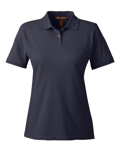 Harriton M200W Women's Cotton Polo