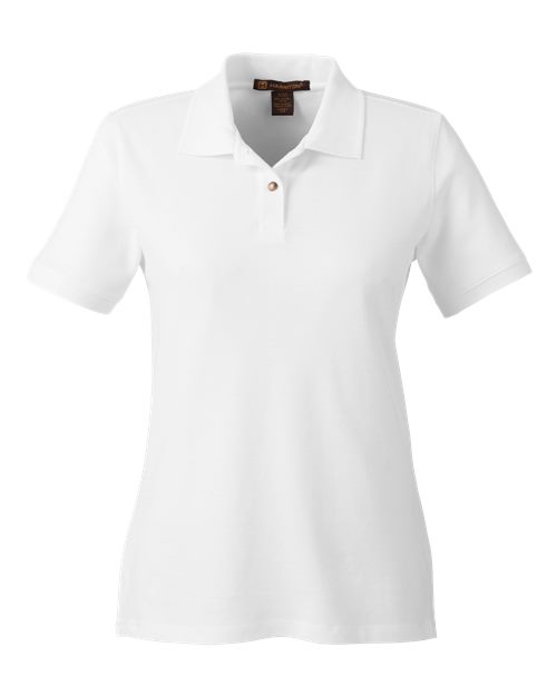 Harriton M200W Women's Cotton Polo