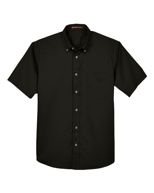 Harriton M500S Men's Easy Blend™ Twill Dress Shirt with Stain-Release