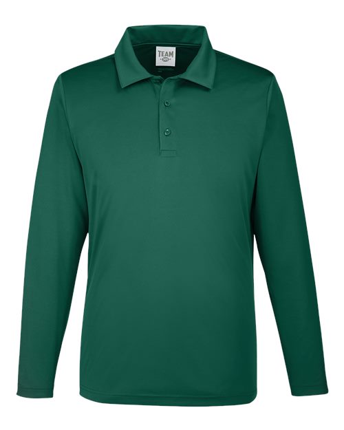 Team 365 TT51L Men's Zone Performance Long Sleeve Polo