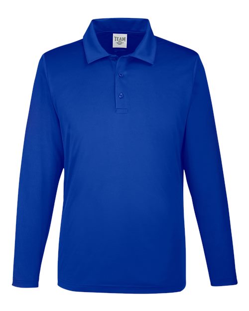Team 365 TT51L Men's Zone Performance Long Sleeve Polo