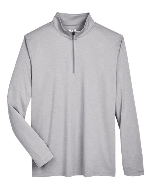 Team 365 TT31H Men's Zone Sonic Heather Performance Quarter-Zip Pullover