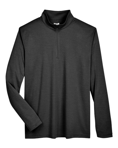Team 365 TT31H Men's Zone Sonic Heather Performance Quarter-Zip Pullover