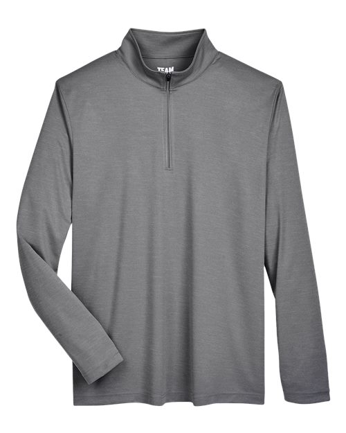 Team 365 TT31H Men's Zone Sonic Heather Performance Quarter-Zip Pullover