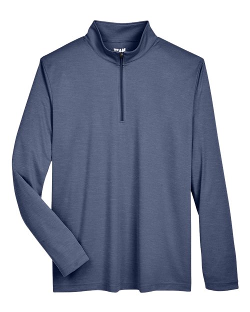 Team 365 TT31H Men's Zone Sonic Heather Performance Quarter-Zip Pullover