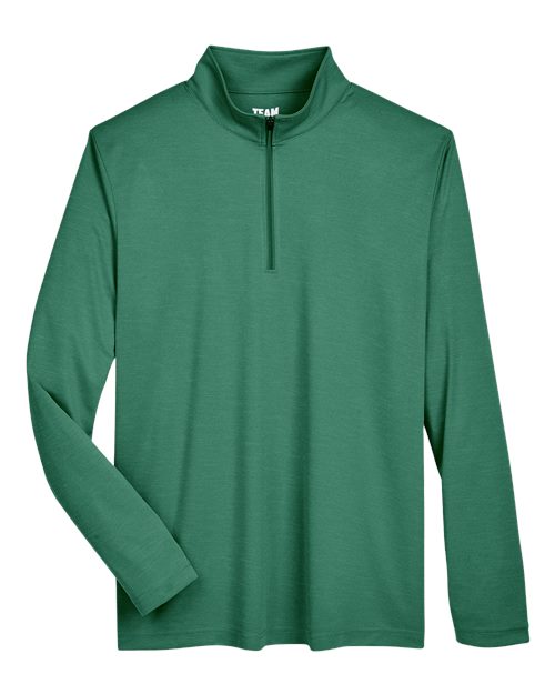 Team 365 TT31H Men's Zone Sonic Heather Performance Quarter-Zip Pullover