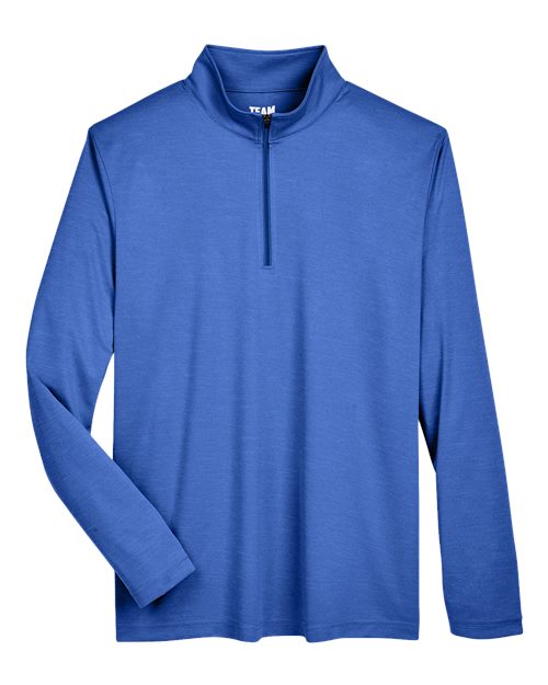 Team 365 TT31H Men's Zone Sonic Heather Performance Quarter-Zip Pullover