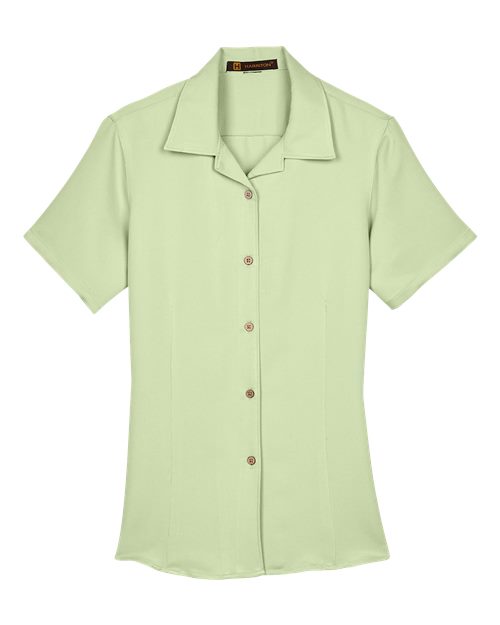 Harriton M570W Women's Bahama Cord Camp Shirt