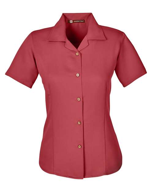 Harriton M570W Women's Bahama Cord Camp Shirt
