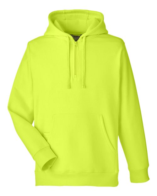 Team 365 TT97 Unisex Zone HydroSport™  Heavyweight Quarter-Zip Pullover Hooded Sweatshirt