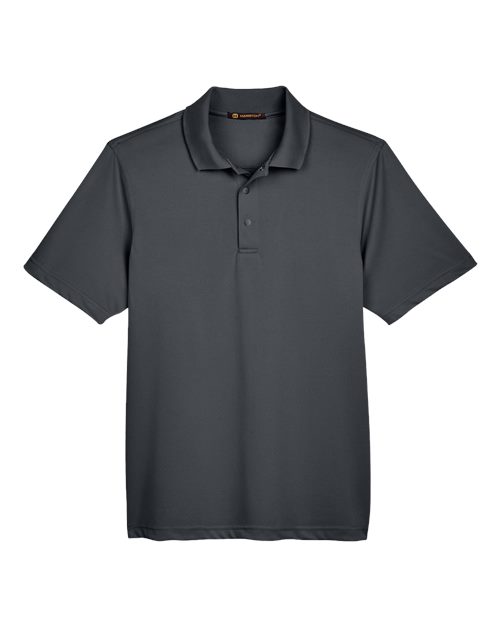 Harriton M345 Men's Advantage Snag Protection Plus IL Snap Placket Polo