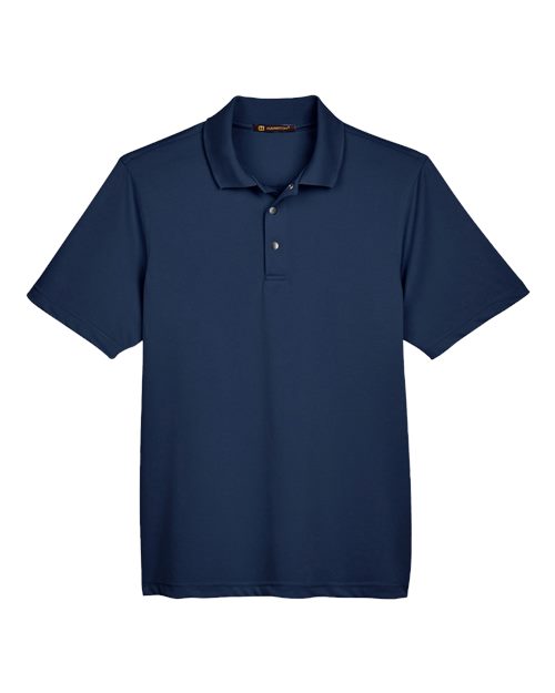 Harriton M345 Men's Advantage Snag Protection Plus IL Snap Placket Polo