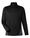 Harriton M786 Men's Flash Snag Protection Plus IL Colorblock Quarter-Zip Pullover