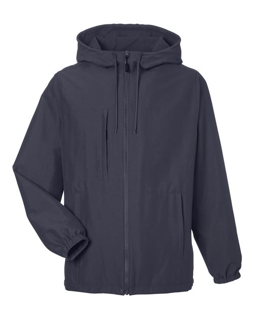 Harriton M73 Unisex Flex Twill Hooded Jacket