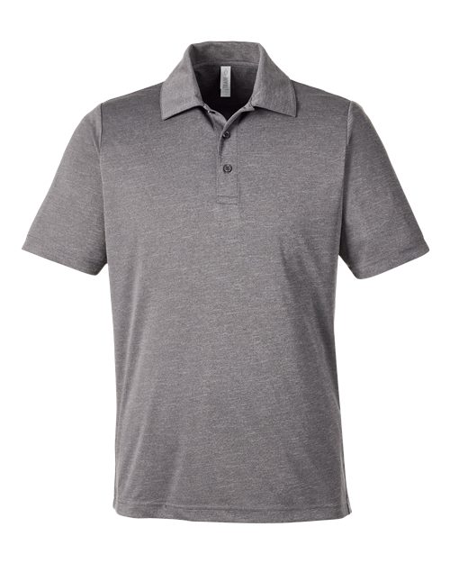 Team 365 TT51H Men's Zone Sonic Heather Performance Polo