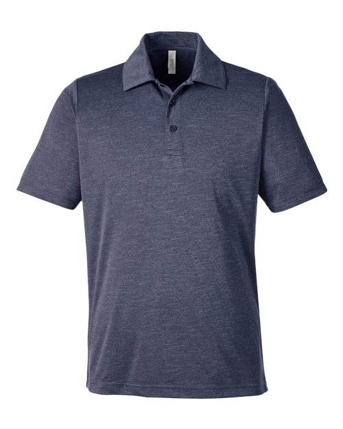 Team 365 TT51H Men's Zone Sonic Heather Performance Polo