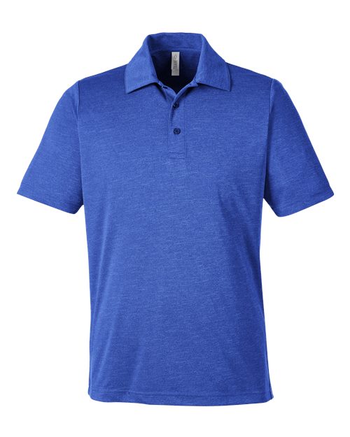 Team 365 TT51H Men's Zone Sonic Heather Performance Polo