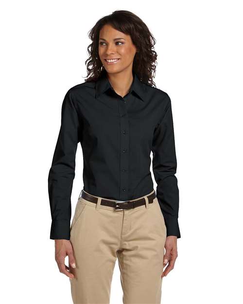 Harriton M510W Women's Essential Poplin