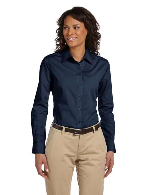 Harriton M510W Women's Essential Poplin