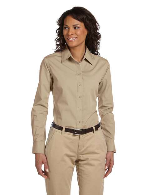 Harriton M510W Women's Essential Poplin