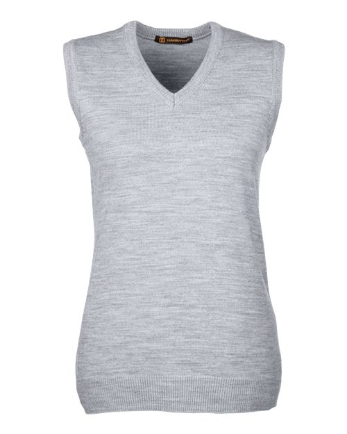 Harriton M415W Women's Pilbloc™ V-Neck Sweater Vest