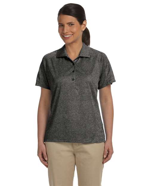 Harriton M374W Women's Polytech Mesh Insert Polo