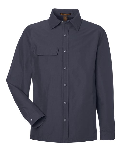 Harriton M72 Unisex Flex Twill Overshirt