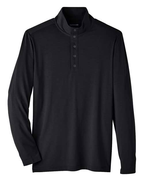 North End NE400 Men's JAQ Snap-Up Stretch Performance Pullover