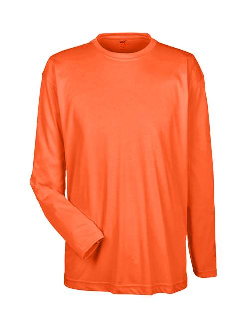 UltraClub 8422 Men's Cool & Dry Sport Long Sleeve Performance Interlock T-Shirt
