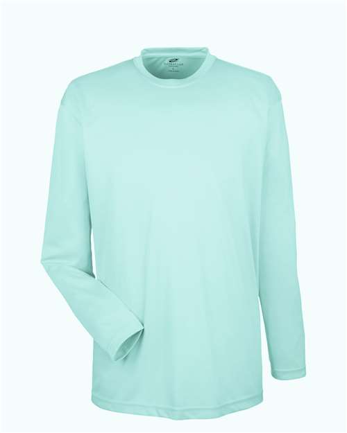 UltraClub 8422 Men's Cool & Dry Sport Long Sleeve Performance Interlock T-Shirt