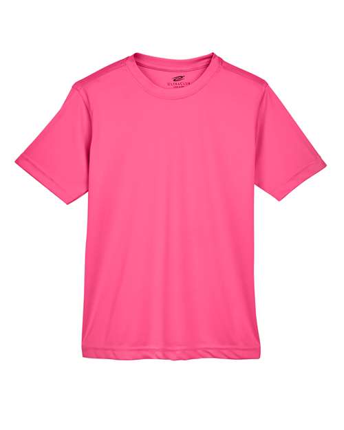 UltraClub 8420Y Youth Cool & Dry Sport Performance Interlock T-shirt
