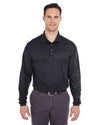 UltraClub 8210LS Men's Cool & Dry Long Sleeve Mesh Piqué Polo