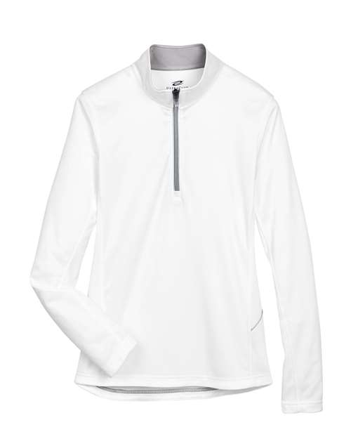 UltraClub 8230L Women's Cool & Dry Sport Quarter-Zip Pullover