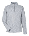 North End NE415 Men's Eclipse Jacquard Quarter-Zip Pullover