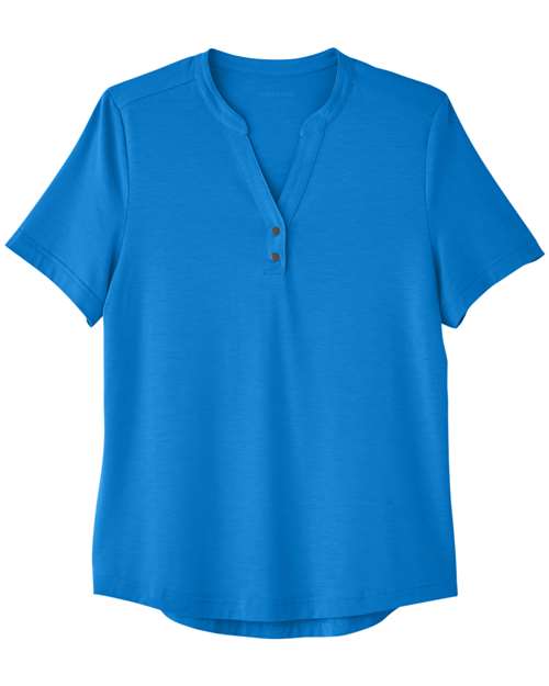 North End NE100W Women's JAQ Snap-Up Stretch Performance Polo